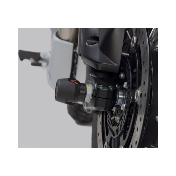 SW-Motech SW Motech Slider set for front axle. Black. Moto Guzzi V85 TT (21-). | STP.17.176.10200/B | sw_STP_17_176_10200B | euronetbike-net