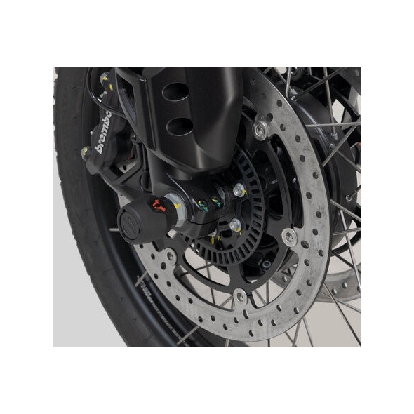 SW-Motech SW Motech Slider set for front axle. Black. Moto Guzzi V85 TT (21-). | STP.17.176.10200/B | sw_STP_17_176_10200B | euronetbike-net