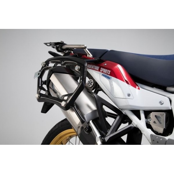 SW-Motech SW-Motech PRO side carriers. Black. Honda CRF1000L / Adventure Sports (18). | KFT.01.890.30002/B | sw_KFT_01_890_30002B | euronetbike-net