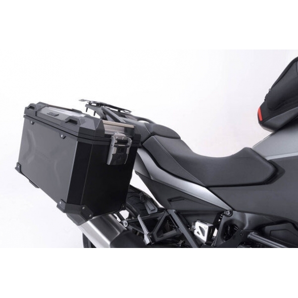 SW-Motech SW Motech TRAX ADV aluminium case system. Black. 37/37L. Honda NT1100 (21-). | KFT.01.052.70000/B | sw_KFT_01_052_70000B | euronetbike-net