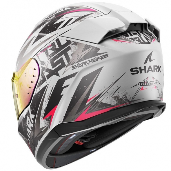 Shark Helmets Shark Full Face Helmet D-Skwal 3 Blast-R Mat Silver Violet Black | HE0921ESVK | sh_HE0921ESVKXXL | euronetbike-net
