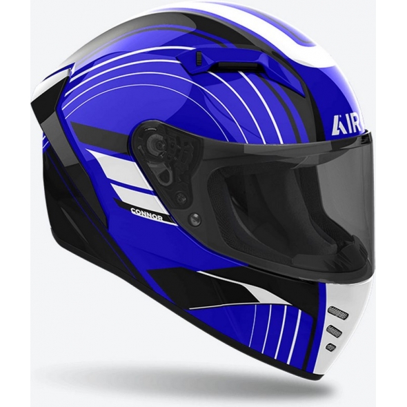Airoh Airoh FULL FACE Helmet CONNOR ACHIEVE, BLUE GLOSS | CNA18 / AI48A13COVABC | airoh_CNA18_S | euronetbike-net