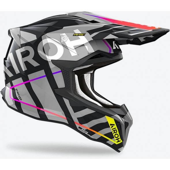 Airoh Airoh OFF-ROAD Helmet STRYCKER BRAVE, GREY GLOSS | STB98 / AI42A13OROBVC | airoh_STB98_S | euronetbike-net