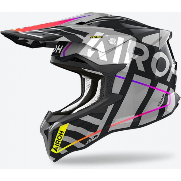 Airoh Airoh OFF-ROAD Helmet STRYCKER BRAVE, GREY GLOSS | STB98 / AI42A13OROBVC | airoh_STB98_S | euronetbike-net