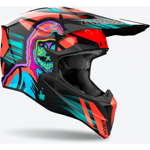 Airoh Airoh OFF-ROAD Helmet WRAAAP CYBER, ORANGE GLOSS | WRC32 / AI49A13919COS | airoh_WRC32_L | euronetbike-net