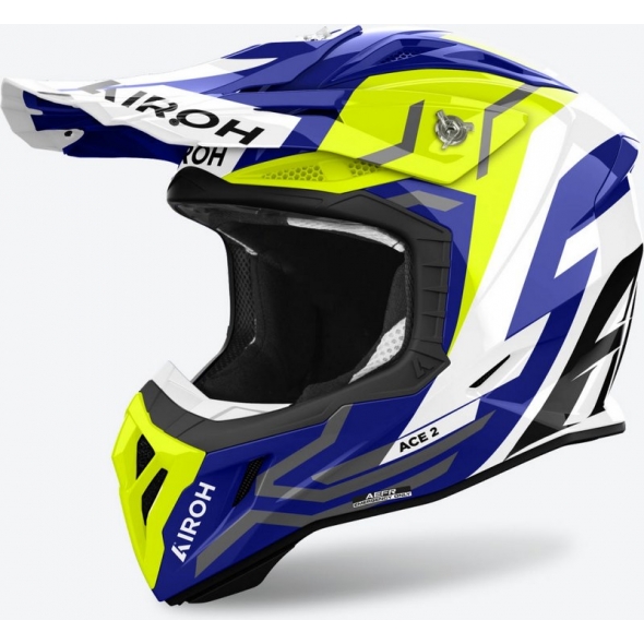 Airoh Airoh OFF-ROAD Helmet AVIATOR ACE 2 GROUND, YELLOW GLOSS | AV22G31 / AI52A13ACEGYC | airoh_AV22G31_S | euronetbike-net