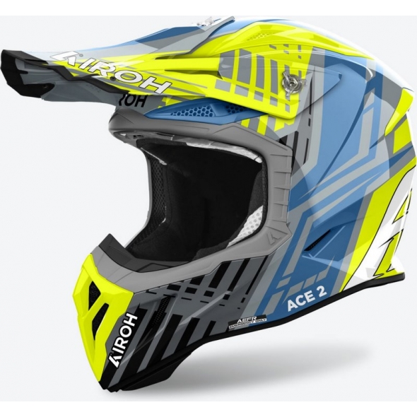 Airoh Airoh OFF-ROAD Helmet AVIATOR ACE 2 PROUD, YELLOW GLOSS | AV22P31 / AI52A13ACEPYC | airoh_AV22P31_M | euronetbike-net