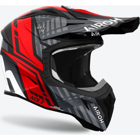 Airoh Airoh OFF-ROAD Helmet AVIATOR ACE 2 PROUD, RED MATT | AV22P55 / AI52A13ACEPRC | airoh_AV22P55_L | euronetbike-net