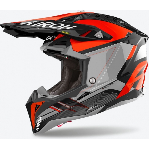 Airoh Airoh OFF-ROAD Helmet AVIATOR 3 SABER, ORANGE GLOSS | AV3SA32 / AI43A1399DSAC | airoh_AV3SA32_L | euronetbike-net