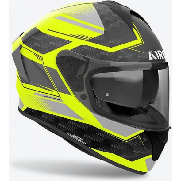 Airoh Airoh FULL FACE Helmet SPARK 2 ZENITH, YELLOW MATT | SP2Z31 / AI51A13SPAZYC | airoh_SP2Z31_M | euronetbike-net
