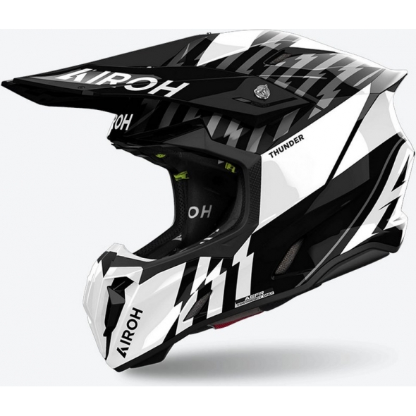 Airoh Airoh OFF-ROAD Helmet TWIST 3 THUNDER, BLACK/WHITE GLOSS | TW3T17 / AI53A13TW3TBC | airoh_TW3T17_L | euronetbike-net