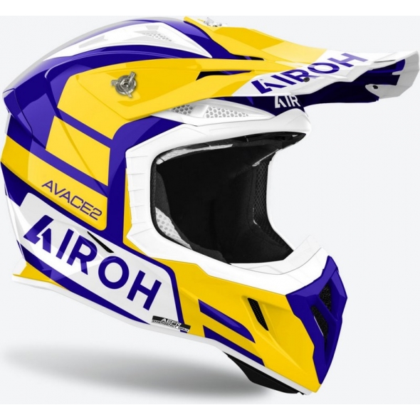 Airoh Airoh OFF-ROAD Helmet AVIATOR ACE 2 SAKE, YELLOW GLOSS | AV22A08 / AI52A13ACESYC | airoh_AV22A08_XL | euronetbike-net