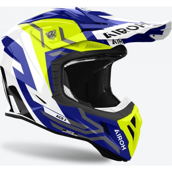 Airoh Airoh OFF-ROAD Helmet AVIATOR ACE 2 GROUND, YELLOW GLOSS | AV22G31 / AI52A13ACEGYC | airoh_AV22G31_XS | euronetbike-net