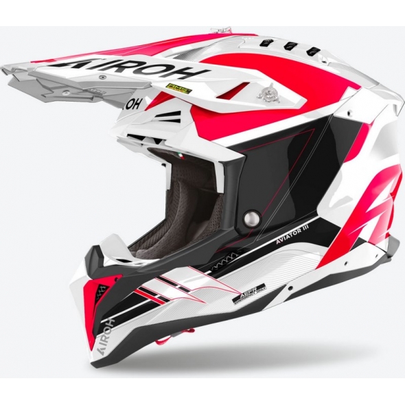 Airoh Airoh OFF-ROAD Helmet AVIATOR 3 SABER, RED GLOSS | AV3SA55 / AI43A1399DSGC | airoh_AV3SA55_XS | euronetbike-net