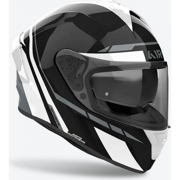 Airoh Airoh FULL FACE Helmet SPARK 2 SPINNER, WHITE GLOSS | SP2S38 / AI51A13SPASWC | airoh_SP2S38_XL | euronetbike-net