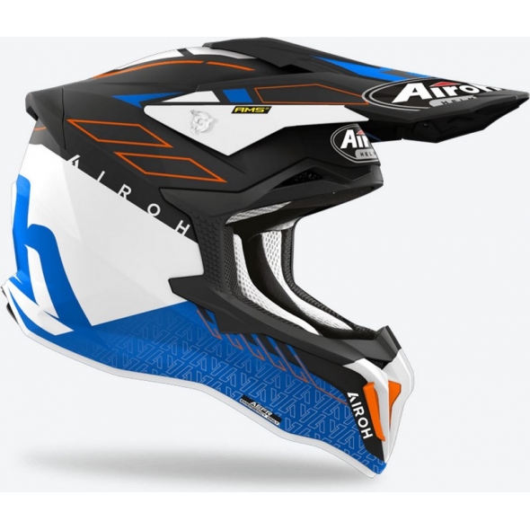 Airoh Airoh OFF-ROAD Helmet STRYCKER SKIN, BLUE MATT | STSK18 / AI42A13OROSBC | airoh_STSK18_XL | euronetbike-net