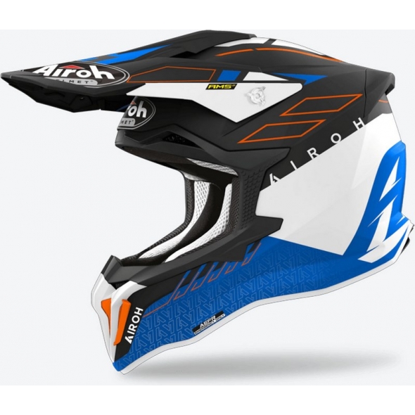 Airoh Airoh OFF-ROAD Helmet STRYCKER SKIN, BLUE MATT | STSK18 / AI42A13OROSBC | airoh_STSK18_XL | euronetbike-net