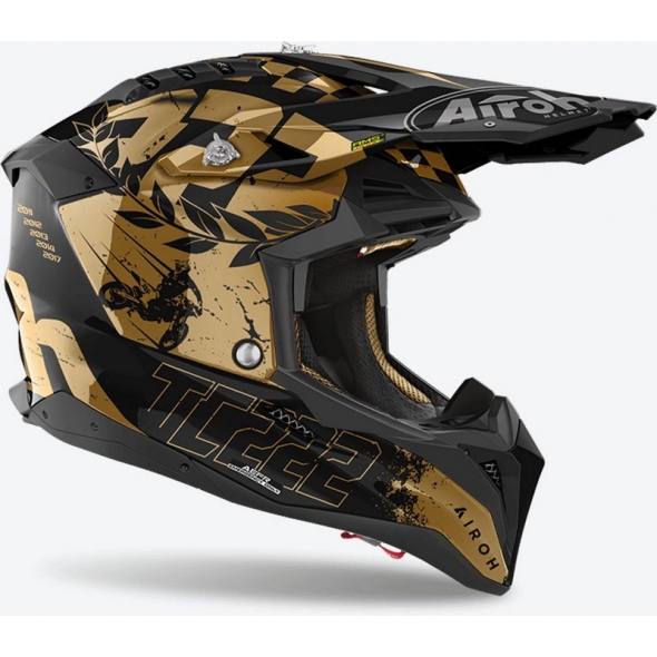 Airoh Airoh OFF-ROAD Helmet AVIATOR 3 LEGEND, CHROME GLOSS | AV3LTC17 / AI43A1399DLGC | airoh_AV3LTC17_XS | euronetbike-net