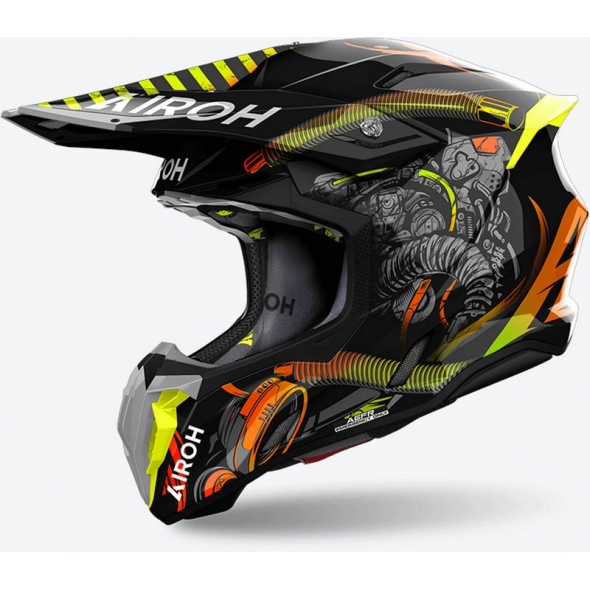 Airoh Airoh OFF-ROAD Helmet TWIST 3 TOXIC, GLOSS | TW3T35 / AI53A13TW3TGC | airoh_TW3T35_XXL | euronetbike-net