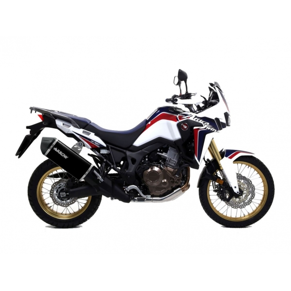 Arrow Arrow Sonora Racing Slip-On Dark Titanium Carbon End Cap | 72003SKN | arr_72003SKN | euronetbike-net