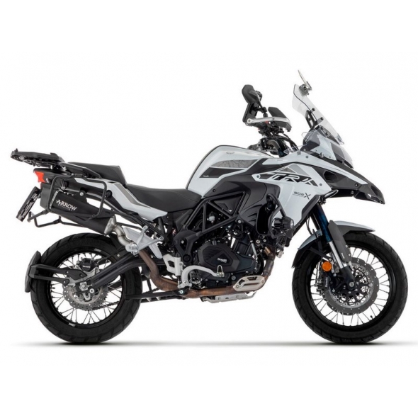 Arrow Arrow Indy-Race Evo Homologated Slip-On Titanium Carbon Fibre End Cap | 72644PK | arr_72644PK | euronetbike-net