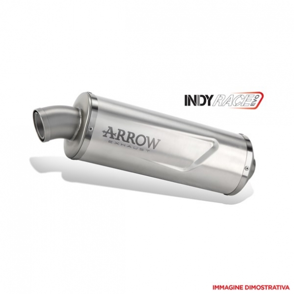 Arrow Arrow Indy-Race Evo Homologated Slip-On Aluminium Steel End Cap | 72649AO | arr_72649AO | euronetbike-net