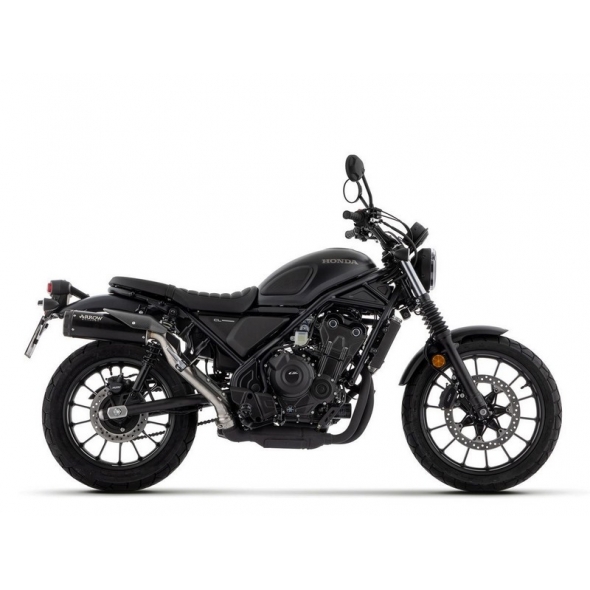 Arrow Arrow Rebel Omologated Slip-On Nichrom Dark Dark Aluminium End Cap | 74513RBN | arr_74513RBN | euronetbike-net