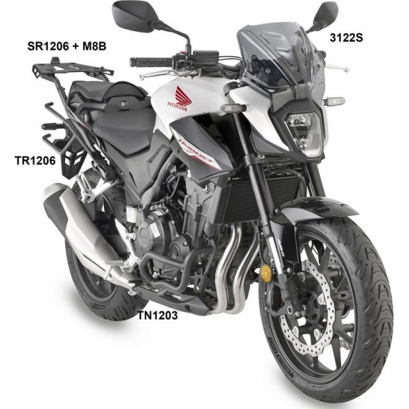 GIVI Parts GIVI Topcase carrier for Monokey or Monolock case - without plate - for Honda CB500 Hornet (24) | SR1206 | givi_SR1206 | euronetbike-net