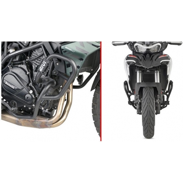 GIVI Parts GIVI Crash bar black for Benelli TRK 702 (23) | TN8717 | givi_TN8717 | euronetbike-net