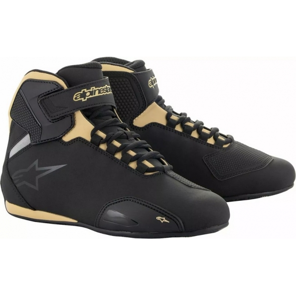 Alpinestars Alpinestars Stella Sektor Shoes, Black, Champagne | 2515719-1090 | alp_2515719-1090-95 | euronetbike-net
