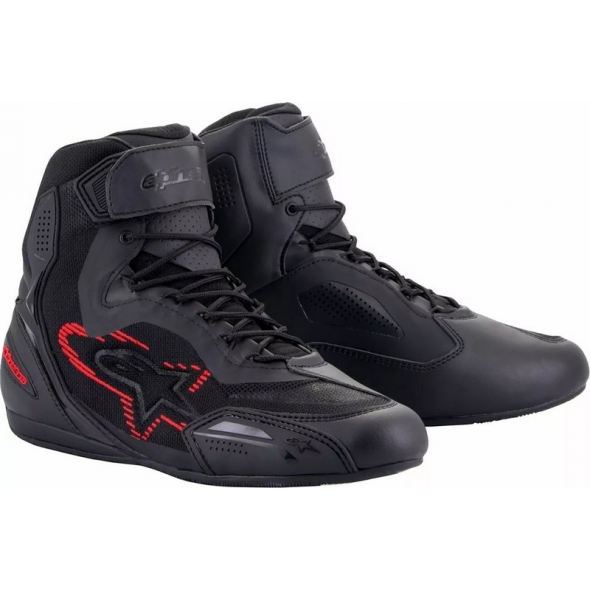 Alpinestars Alpinestars Faster-3 Rideknit® Shoes, Gray, Red, Black | 2510319-1993 | alp_2510319-1993-13 | euronetbike-net