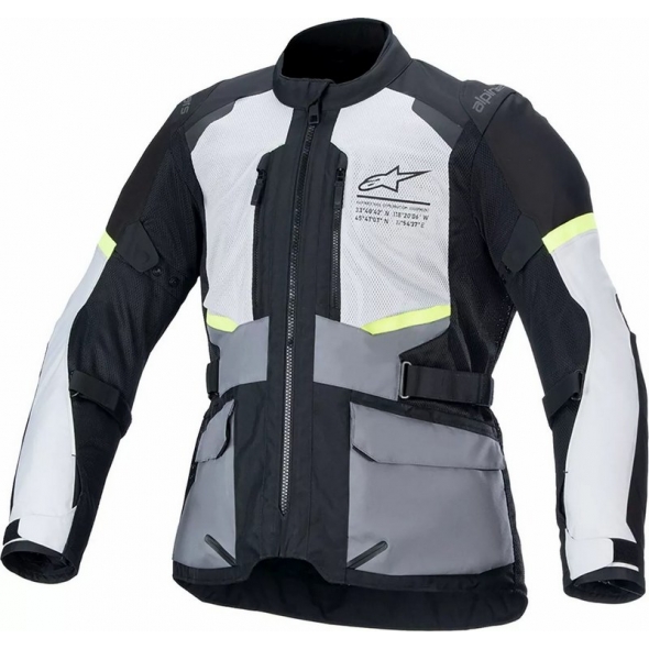 Alpinestars Alpinestars Andes Air Drystar® Jacket, Black, Gray | 3207924-9191 | alp_3207924-9191-3X | euronetbike-net