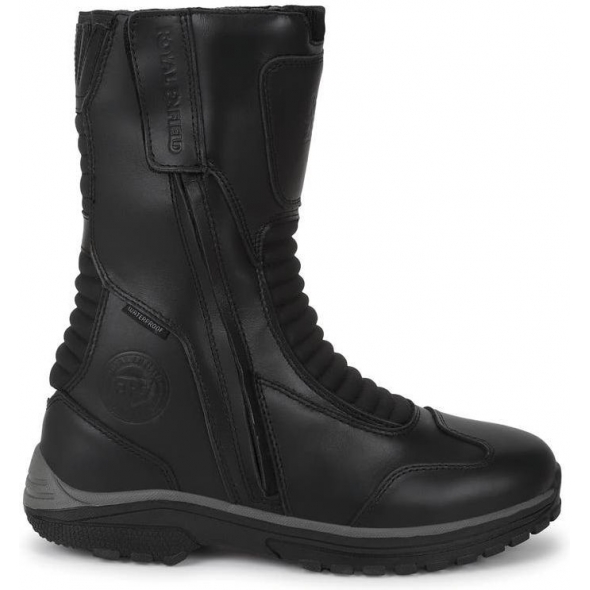 Genuine Apparel ROYAL ENFIELD E-39 Mid Rise Riding Boot - Black | re_RRGBOA220247 | euronetbike-net