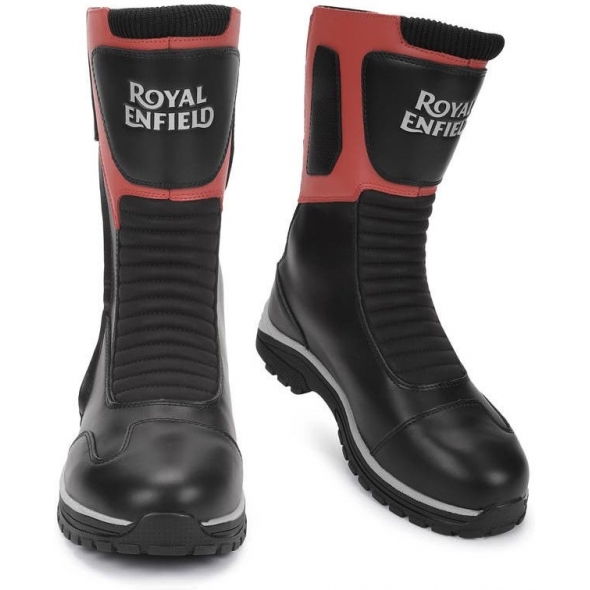 Genuine Apparel ROYAL ENFIELD E-39 Mid Rise Riding Boot - Red | re_RRGBOA220263 | euronetbike-net