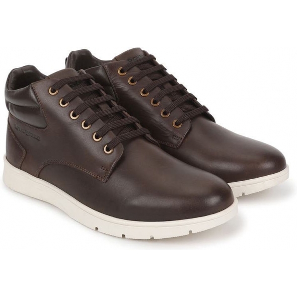 Genuine Apparel ROYAL ENFIELD Royal Enfield Classic Leather Mid-Ankle Boots - Dark Brown | re_RLCSOA230073 | euronetbike-net