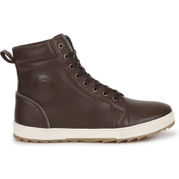 Genuine Apparel ROYAL ENFIELD Royal Enfield Cult Leather Boots - Dark Brown | re_RLCSOA230083 | euronetbike-net