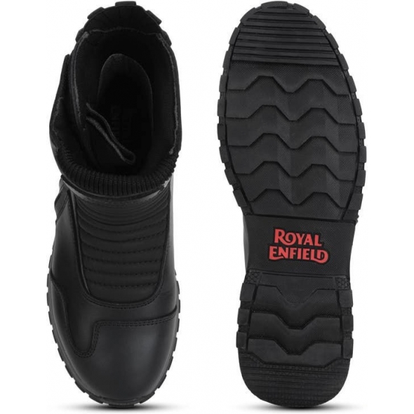 Genuine Apparel ROYAL ENFIELD E-39 Short Riding Boot - Black | re_RRGBOA220004 | euronetbike-net