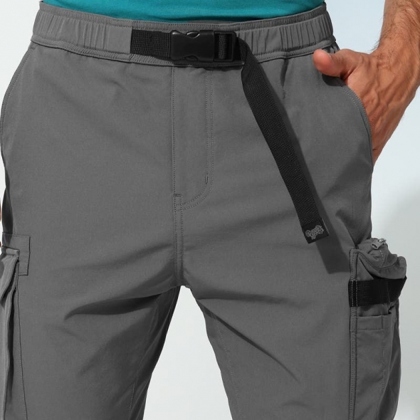Genuine Apparel ROYAL ENFIELD Trail Blaze Cargos - Grey | re_RLATRS231483 | euronetbike-net