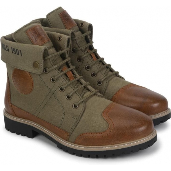 Genuine Apparel ROYAL ENFIELD Royal Enfield Kargil Boots - Light Olive & Tan | re_RLCSOA220327 | euronetbike-net Genuine Apparel ROYAL ENFIELD Royal Enfield Kargil Boots - Light Olive & Tan | re_RLCSOA220327 | euronetbike-net