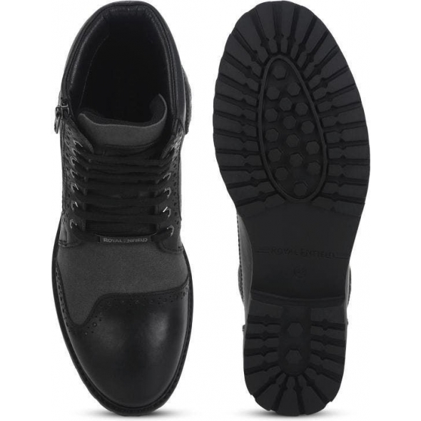 Genuine Apparel ROYAL ENFIELD Royal Enfield Military Vibe Boots - Grey | re_RLCSOA220246 | euronetbike-net