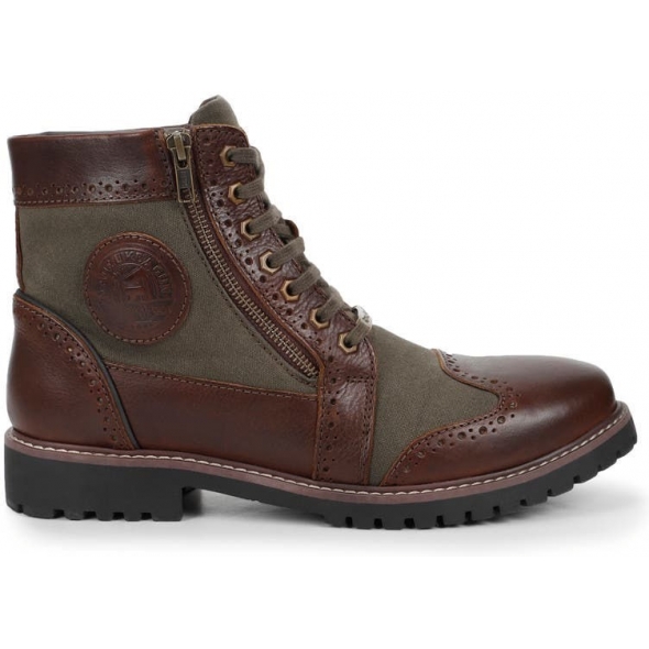 Genuine Apparel ROYAL ENFIELD Military Vibe Boots - Olive | re_RLCSOA220263 | euronetbike-net