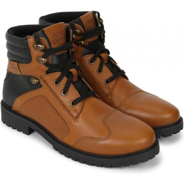 Genuine Apparel ROYAL ENFIELD Royal Enfield Marshall Boot - Tan | re_RLCSOA220289 | euronetbike-net