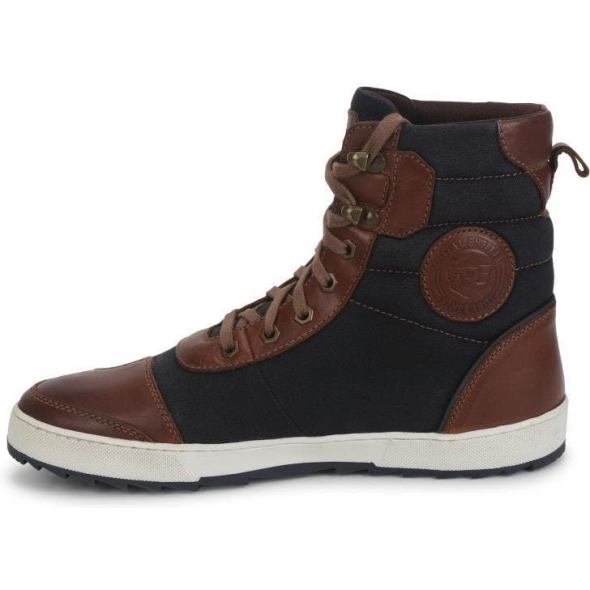 Genuine Apparel ROYAL ENFIELD Royal Enfield Sturdy Leather Boots - Navy | re_RLCSOA220357 | euronetbike-net