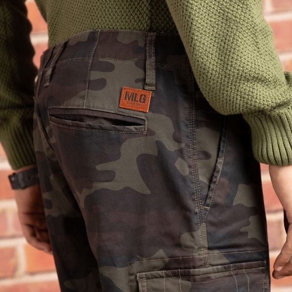 Genuine Apparel ROYAL ENFIELD Royal Enfield Camo Cargo Jogger - Brown | re_RLATRA221492 | euronetbike-net Genuine Apparel ROYAL ENFIELD Royal Enfield Camo Cargo Jogger - Brown | re_RLATRA221492 | euronetbike-net