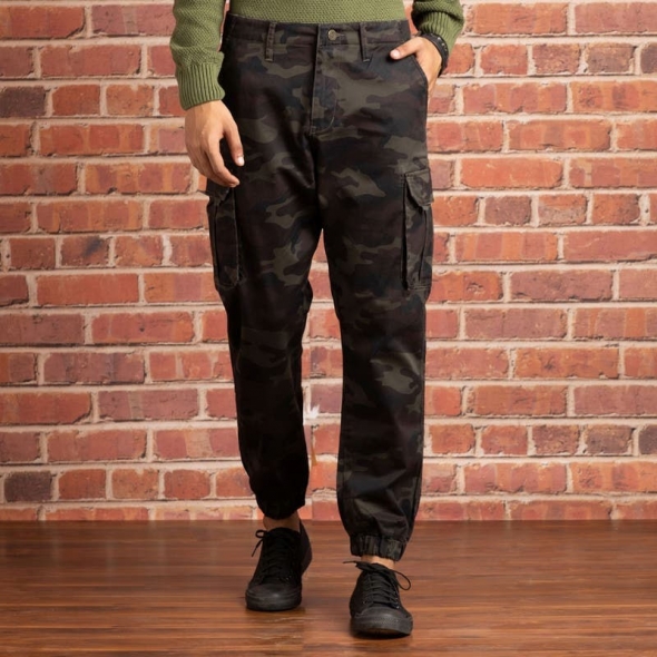 Genuine Apparel ROYAL ENFIELD Royal Enfield Camo Cargo Jogger - Brown | re_RLATRA221492 | euronetbike-net Genuine Apparel ROYAL ENFIELD Royal Enfield Camo Cargo Jogger - Brown | re_RLATRA221492 | euronetbike-net
