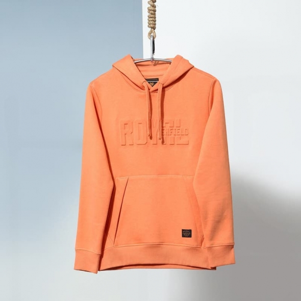 Genuine Apparel ROYAL ENFIELD Rider'S Edge Hoodie - Peach | re_RLASSA230776 | euronetbike-net Genuine Apparel ROYAL ENFIELD Rider'S Edge Hoodie - Peach | re_RLASSA230776 | euronetbike-net