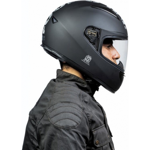 Genuine Apparel ROYAL ENFIELD Street Prime Mlg Camo Helmet - Ece Cert. - Matt Black | RRGHEM000211 | re_RRGHEM000211 | euronetbike-net