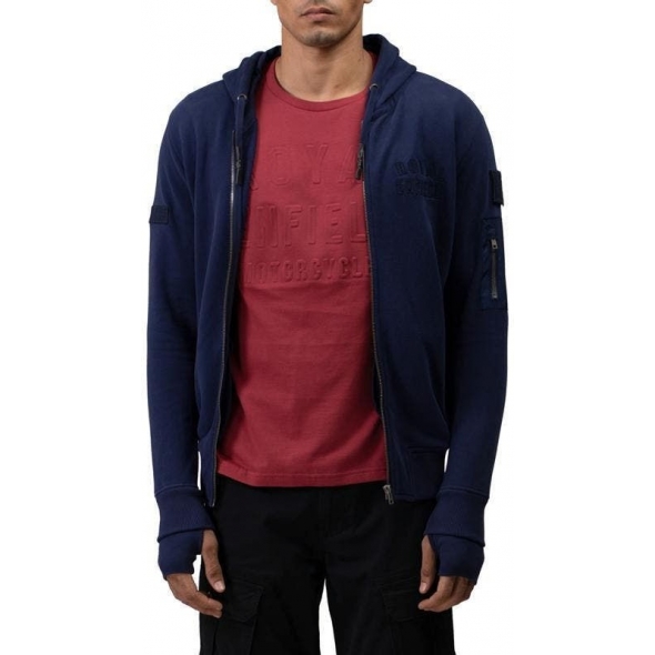 Genuine Apparel ROYAL ENFIELD Classico Hoodie Sweat Navy | re_RLASSL000082 | euronetbike-net Genuine Apparel ROYAL ENFIELD Classico Hoodie Sweat Navy | re_RLASSL000082 | euronetbike-net
