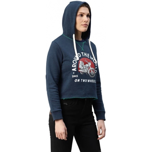 Genuine Apparel ROYAL ENFIELD Around The World Hoody - Navy Melange | re_RLASSA211141 | euronetbike-net Genuine Apparel ROYAL ENFIELD Around The World Hoody - Navy Melange | re_RLASSA211141 | euronetbike-net