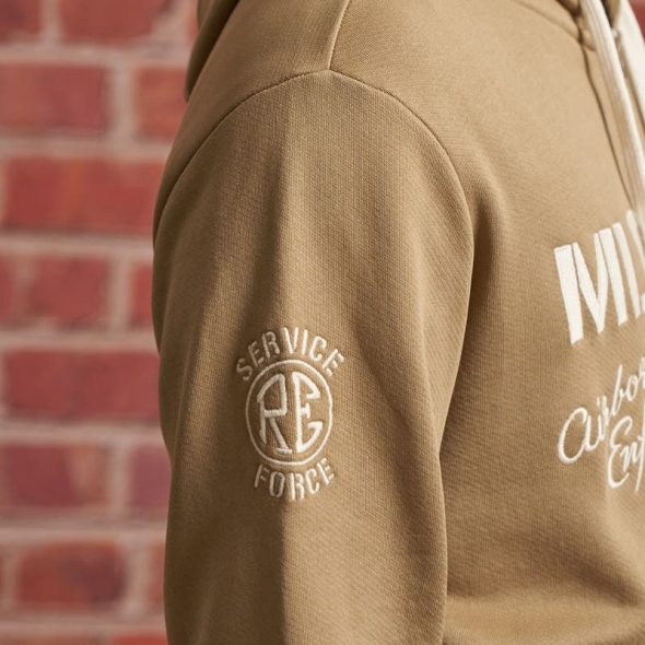 Genuine Apparel ROYAL ENFIELD Royal Enfield Wd / Co Hoodie - Petrified Oak | re_RLASSA220240 | euronetbike-net Genuine Apparel ROYAL ENFIELD Royal Enfield Wd / Co Hoodie - Petrified Oak | re_RLASSA220240 | euronetbike-net